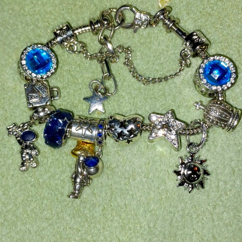 Blue Spaceman Bracelet